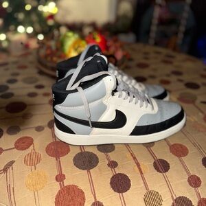 Nike Court Vision Light Smoke Gray/Black Sail Size 10